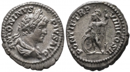 Römisches Kaiserreich - 206 - Caracalla (198-217) - Denar - vz