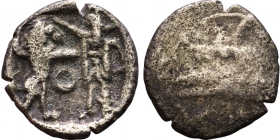 Phönizien - Sidon - 4. Jh. BC - Sidon in der Zeit von Mazarios (353-333 v. Chr/ BC) - 1/6 Shekel - ss