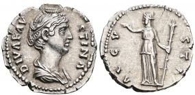 Römisches Kaiserreich - 141 - Faustina Major (141) - Denar - vz