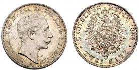 Preussen - J 100 - 1888 A - Kaiser Wilhelm II. (1888-1918) - 2 Mark - f.st