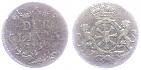 Preussen - 1750 - Friedrich II. (1740-1786) - 1 Deut - ss