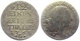 Preussen - 1765 B - Friedrich II., der Große (1740-1786) - 1/12 Reichstaler - s