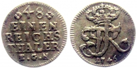 Preussen - 1746 EGN - Friedrich II. (1740-1786) - 1/48 Reichstaler - vz