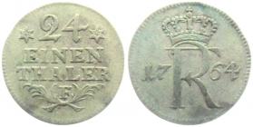 Preussen - 1764 F - Friedrich II., der Große (1740-1786) - 1/24 Reichstaler - vz-st