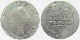 Preussen - 1777 B - Friedrich II., der Große (1740-1786) - 1/3 Reichstaler - s-ss
