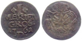 Preussen - 1761 D - Friedrich II., der Große (1740-1786) - 1 Mariengroschen - ss