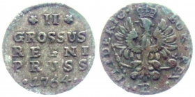 Preussen - 1764 E  - Friedrich II., der Große (1740-1786) - 2 Gröscher - vz