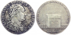 Bayern - 1818 - Miximililan I. Joseph (1806-1825) - Auf die Verfassung - Konventionstaler - vz