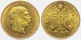 Österreich-Ungarn - 1896 - Franz Joseph I. (1848-1916) - 20 Corona / Kronen - vz