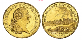 Pfalz - 1767 - Karl Theodor (1743-1799) - Rheingolddukat - f.st