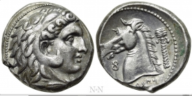 Griechenland - Sizilien - Punci - Kathager in Sizilien (300-289 v.Chr./ BC) unter den Punier - Tetradrachme - vz+