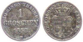 Oldenburg - 1858 B - Nikolaus Friedrich Peter (1853-1900) - 1 Groschen - vz