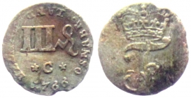 Osnabrück, Bistum - 1766 C - Friedrich von York (1764-1802) - 3 Pfennig - s-ss