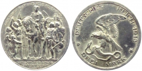 Preussen - J 110 - 1913 - Wilhelm II. (1888-1918) - der König rief... - 3 Mark - ss-vz