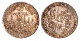 Münster, Bistum - 1661 - Christioph Bernhard von Galen - Auf die Einnahme der Stadt - breiter Reichstaler - vz