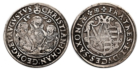 Sachsen - 1599 - Christian II., Johann Georg I., August (1591-1611) - 1/4 Taler - ss-vz