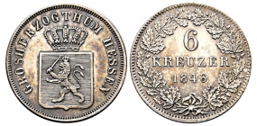 Hessen-Darmstadt - 1846 - Ludwig II. (1830-1848) - 6 Kreuzer - f.st