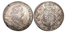 Bayern - 1755 - Maximilian III. Joseph (1745-1777) - Wappentaler - ss-vz