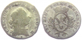 Baden - 1767 S - Karl Friedrich (1738-1811) - 10 Kreuzer - s