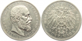 Sachsen-Coburg-Gotha - J 146 - 1895 A - Alfred (1893 - 1900) - 5 Mark - ss-vz