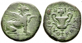Griechenland - Ionien - 370-330 BC - Teos (370-330 BC) - Ae - ss-vz
