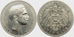 Sachsen-Coburg-Gotha - J 148 - 1907 A - Carl Eduard (1950 - 1918) - 5 Mark - vz
