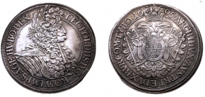 Österreich - Haus Habsburg - 1695 - Leopold I. (1658-1705) - Taler - vz-st