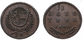Salzburg - 1800 - Hieronymus von Colloredo (1772-1803) - 1 Kreuzer - vz