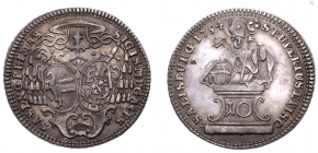 Salzburg - 1754 - Sigismund von Schrattenbach (1753-1771) - 10 Kreuzer - vz-st