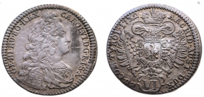 Österreich - Haus Habsburg - 1732 - Karl VI. (1711-1740) - 6 Kreuzer - ss-vz