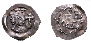 Nürnberg, Münzreichsstätte - 1250-1252 - Friedrich II. von Hohenstaufen (1205-1252) - Denar - f.vz