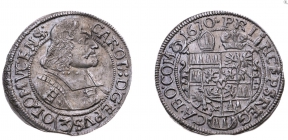 Olmütz, Bistum - 1670 - Karl II. von Liechtenstein (1664-1695) - 3 Kreuzer- vz