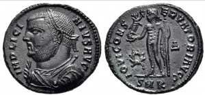 Römisches Kaiserreich - 308-324 - Licinius I. (308-324) - Follis - vz