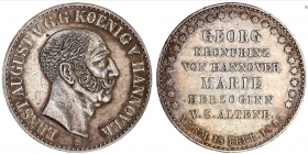 Braunschweig-Calenberg-Hannover - 1843 S - Ernst August 1837-1851) - Taler - vz