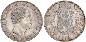Mecklenburg-Schwerin - 1848 A - Friedrich Franz II. (1842-1883) -  Angsttaler - vz