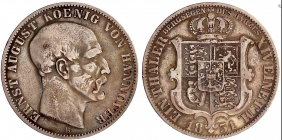 Braunschweig-Calenberg-Hannover - 1851 B - Ernst August 1837-1851) - Ausbeutetaler - ss