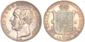 Braunschweig-Calenberg-Hannover - 1855 B - Georg V. (1851-1866) - Ausbeutetaler - vz