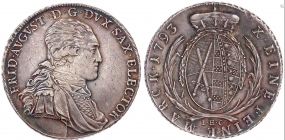 Sachsen - 1793  IEC - Friedrich August III. (1763-1806) - Konventionstaler - ss-vz