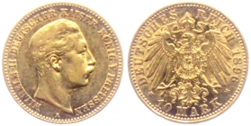 Preussen - J 251 - 1896 A - Wilhelm II. (1888-1918) - 10 Mark - f.vz