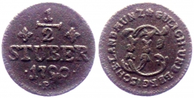 Jülich-Kleve-Berg - 1790 PR - Karl Theodor (1742-1799) - 1/2 Stüber - ss