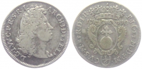 Jülich-Kleve-Berg - 1710 - Johann Wilhelm von Pfalz-Neuburg (1679-1716) - 1/6 Taler - ss+
