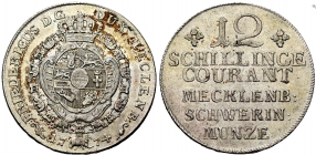 Mecklenburg-Schwerin - 1774 - Friedrich (1756-1785) - 12 Schilling - vz-st