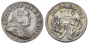 Sachsen - 1751 - Friedrich August II. (1733-1763) - Schilling - vz