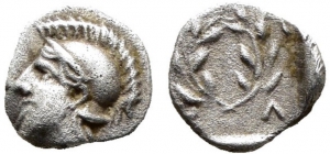 Griechenland - Aeolis - 450-400 BC - Elaia (450-400 BC) - Hemiobol - vz