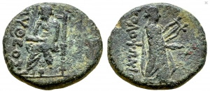 Griechenland - Ionien -ca. 50 BC - Pytheos Magistrate  ca. 50 BC) - Bronze - ss