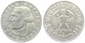 Drittes Reich - J 352 - 1933 E - Martin Luther - 2 Reichsmark - ss+