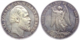 Württemberg - 1871 - König Karl (1864-1891) - Siegestaler - vz