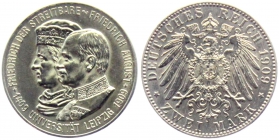 Sachsen - J 138 - 1909 - Friedrich August III. (1904-1918) - Uni Leipzig - 2 Mark - st