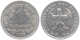 Drittes Reich - J 354 - 1935 A - 1 Reichsmark - vz