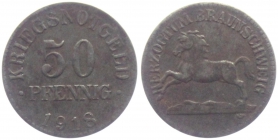 Braunschweig - N 4 - 1918 - 50 Pfennig - ss